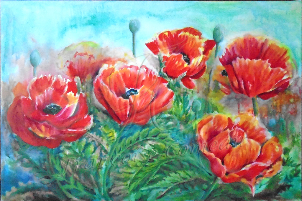 Des coquelicots pour Lise